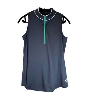 Jofit sleeveless golf tennis pickle ball tank top women’s medium navy like new